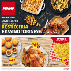 Volantino PENNY del 11.04.2024 | Pagina: 3 | Prodotti: Prosciutto, Patatine, Zucca, Tomino, Prosciutto di Parma, Grana Padano