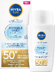 NIVEA SUN Sonnenfluid Gesicht invisible daily LSF 50+