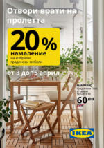 ИКЕА IKEA Outdoor Furniture April 2024 - до 15-04-24