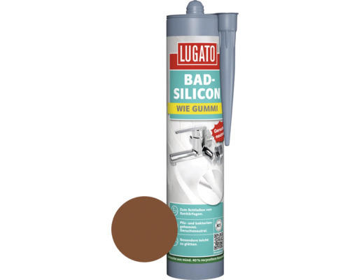 Lugato Bad-Silikon Wie Gummi rehbraun 310 ml