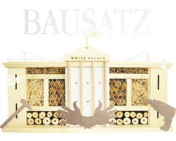 Insektenhotel-Bausatz Weißer Palast 58 x 12 x 30 cm