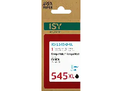 ISY ICI-1545-B-XL für Canon PG-545 XL, schwarz, wiederaufbereitet; Tintenpatrone