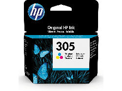 HP Nr. 305, Mehrfarbig (3YM60AE); Tinte auf Farbstoffbasis