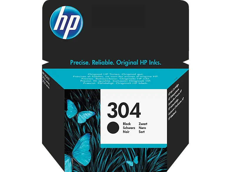 HP Nr. 304, schwarz (N9K06AE); Tintenpatrone