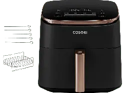 Cosori CAF-DC602-KEUR TurboBlaze Chef Edition Heißluftfritteuse (6 l, 1725 Watt, Schwarz/Rose)