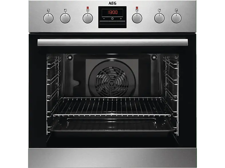 AEG EES33101ZM Herd (72 l, Edelstahl, 594 mm breit, A)