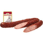 Mix Markt Brühwurst mit Puten- und Schweinefleisch, mittelgrob zerkleinert, gedörrt und mit Raucharoma verfeinert, mit Maiseiweisshydrolysat - bis 13.04.2024