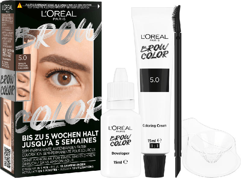 L'ORÉAL PARiS Augenbrauenfarbe Brow Color 5.0 Brunette