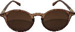 dm-drogerie markt SUNDANCE Sonnenbrille Erwachsene transparent braun mit braun getönten Scheiben - bis 30.04.2024