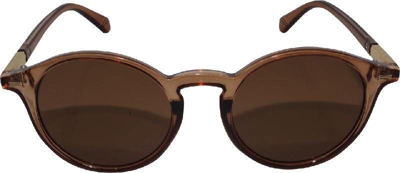 SUNDANCE Sonnenbrille Erwachsene transparent braun mit braun getönten Scheiben