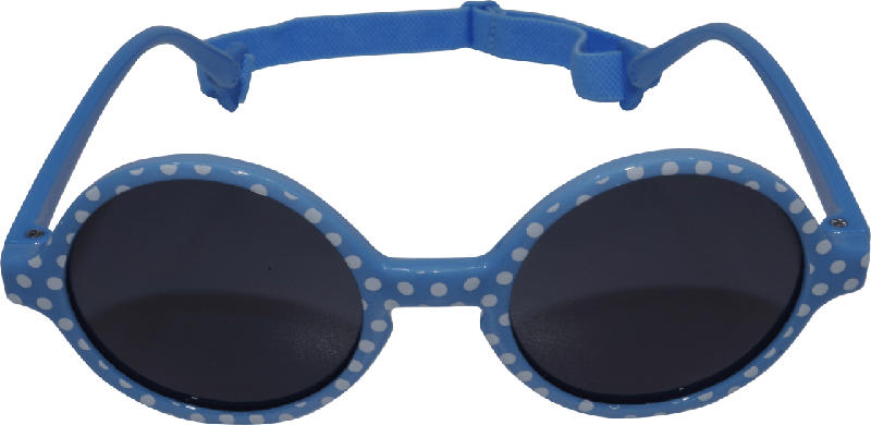 SUNDANCE Sonnenbrille Kids blau gepunktet mit Kopfband