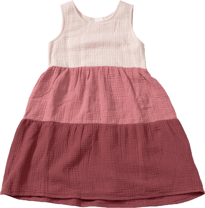 ALANA Kleid aus Musselin, rosa, Gr.98