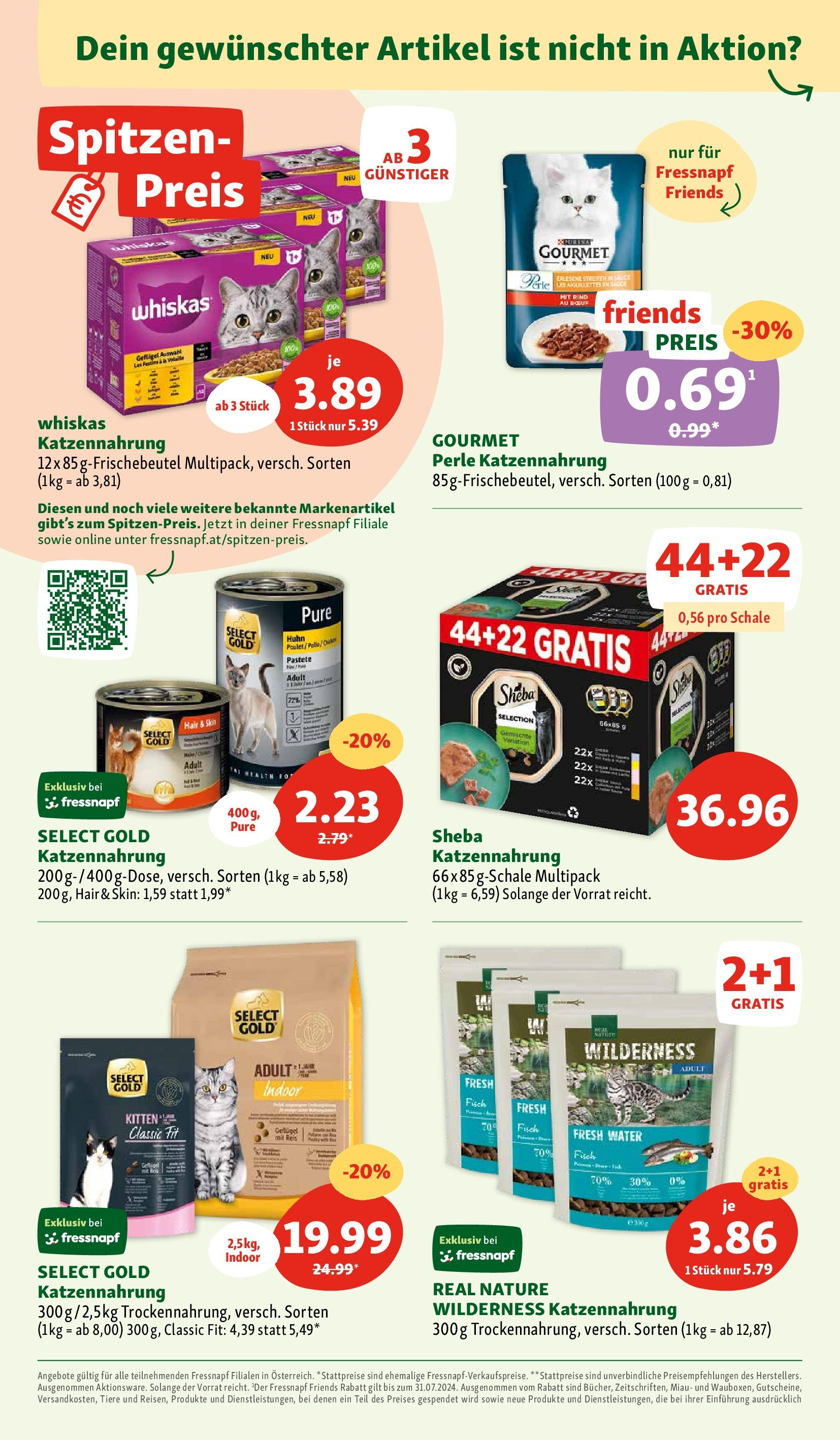 Fressnapf Flugblatt von 30.04.2024 - Aktuelle Angebote | Seite: 4 | Produkte: Reis, Fisch