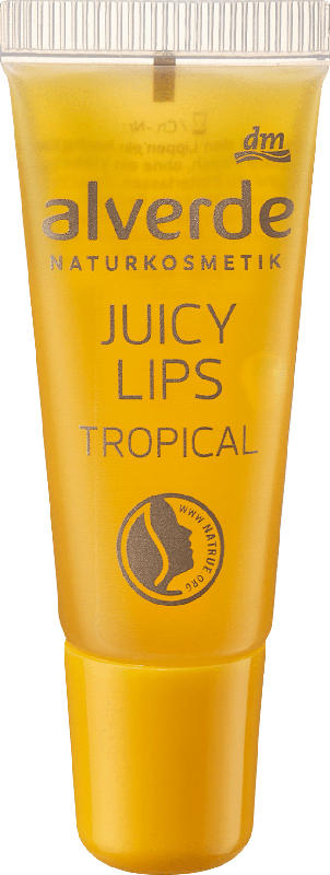 alverde NATURKOSMETIK Lipgloss Juicy Lips Tropical