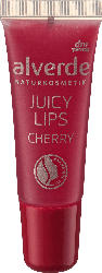 alverde NATURKOSMETIK Lipgloss Juicy Lips Cherry