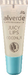 alverde NATURKOSMETIK Lipgloss Juicy Lips Coconut