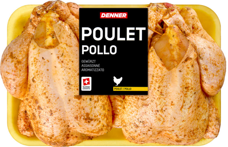 Pollo Denner , aromatizzato, 2 x ca. 1050 g, al kg
