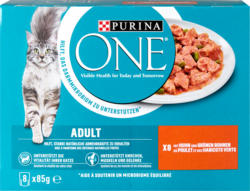 Nourriture humide pour chats Poulet Adult Purina ONE, 8 x 85 g
