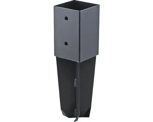 Bodenhülse Pfostenträger Zum Einbetonieren suki 90 x 90 x anthrazit 1 Stück