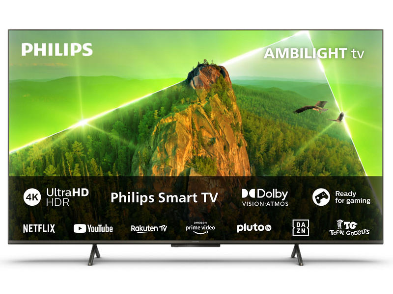 Television LED Ambilight TV PHILIPS 75''/189 cm 75PUS8108/12, 4K UHD