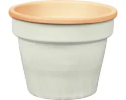 Blumentopf Lafiora Ton Ø 34 cm 34 x 34 x 26,5 cm weiß