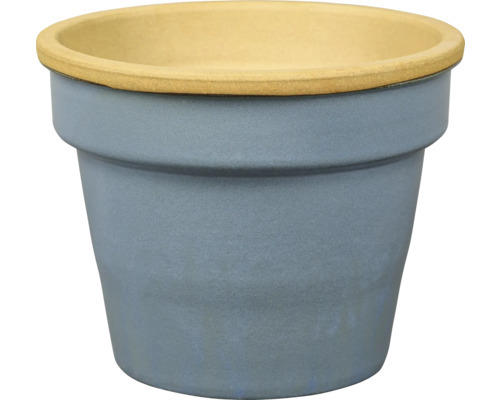 Blumentopf Lafiora Ton Ø 34 cm 34 x 34 x 26,5 cm blau