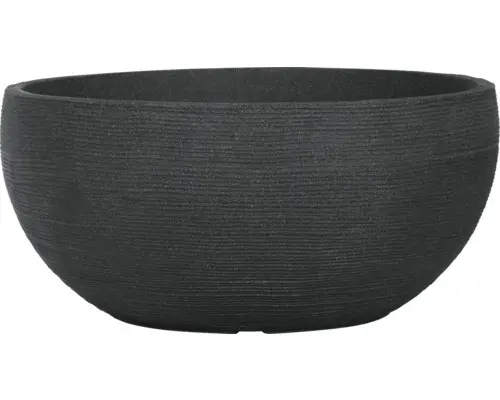 Pflanzschale geli Kunststoff 60 x 60 x 28 cm anthrazit