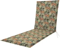 Auflage für Liege Doppler Living 195 x 60 cm grün/beige/braun