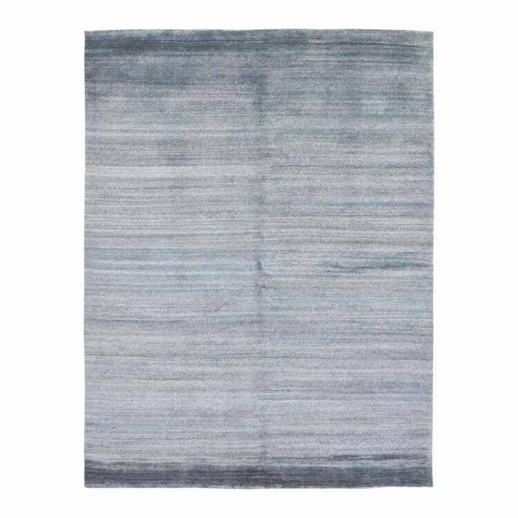 Moderne Orientteppiche Shira, Schurwolle/Viskose/, blau
