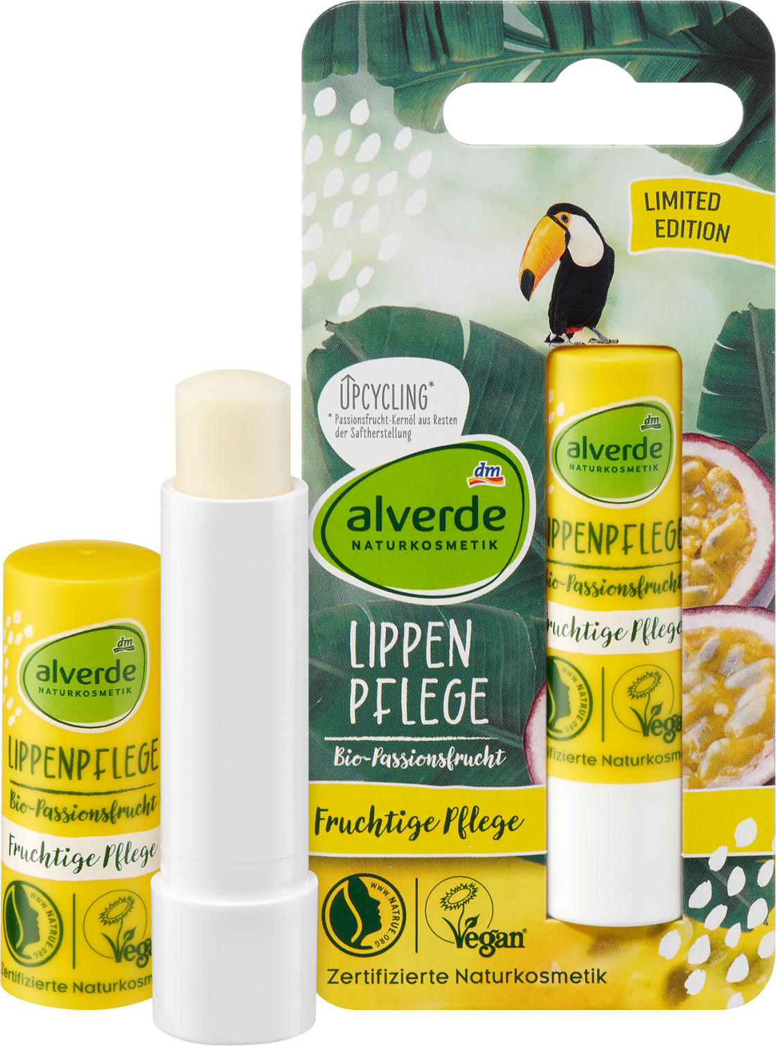 alverde NATURKOSMETIK Lippenpflege Passionsfrucht