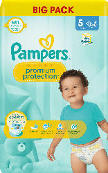 Pampers Windeln Premium Protection Gr.5 Junior (11-16kg), Big Pack