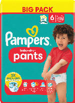 dm-drogerie markt Pampers Baby Pants Baby Dry Gr.6 Extra Large (14-19kg), Big Pack - bis 15.06.2024