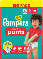 Pampers Baby Pants Baby Dry Gr.6 Extra Large (14-19kg), Big Pack