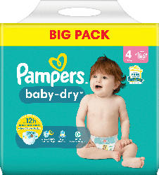 Pampers Windeln Baby Dry Gr.4 Maxi (9-14kg), Big Pack