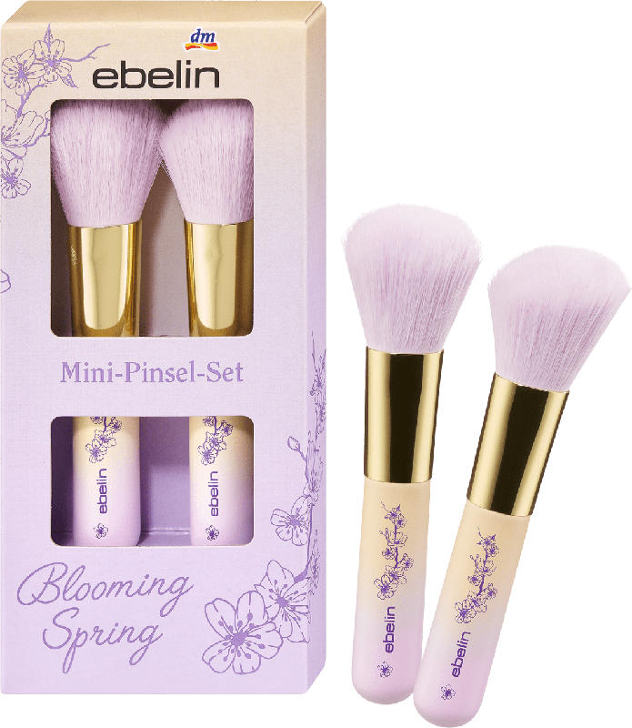 ebelin Mini-Pinsel-Set 2tlg Blooming Spring