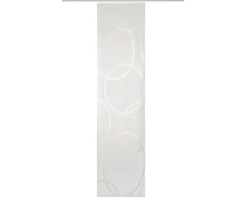 Flächenvorhang Pinalo Scherli wollweiß transparent 60x225 cm