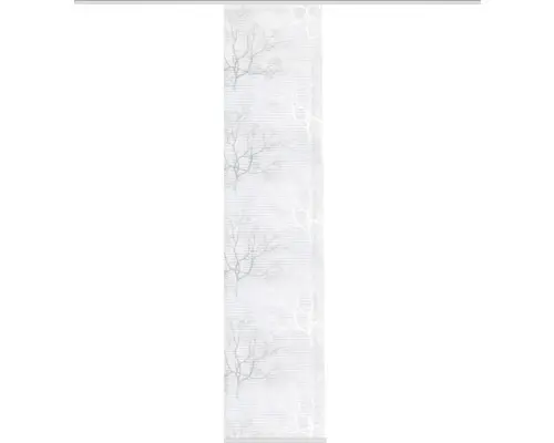 Flächenvorhang Querstreifen Baum grau 57x245 cm