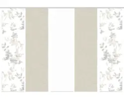 Flächenvorhang-Set Ayla 5er sand 60x245 cm