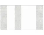 Hornbach Flächenvorhang-Set Marpent 6er grau 60x245 cm