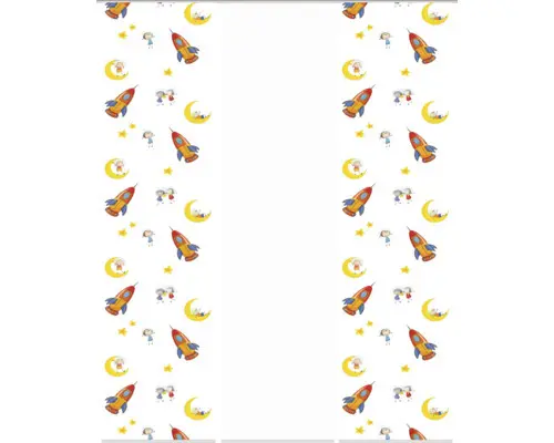 Flächenvorhang-Set Lunaro 3er multicolor 60x245 cm