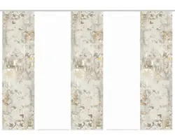 Flächenvorhang-Set Holny 5er taupe 60x245 cm