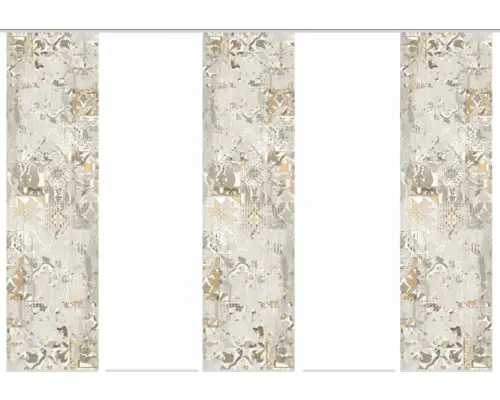 Flächenvorhang-Set Holny 5er taupe 60x245 cm