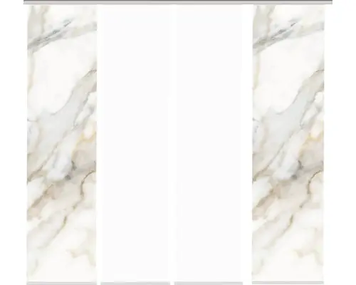 Flächenvorhang-Set Sumani 4er natur 60x245 cm