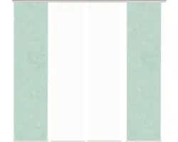 Flächenvorhang-Set Pive 4er mint 60x245 cm