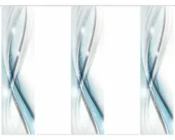 Flächenvorhang-Set Gliwe 5er aqua 60x245 cm