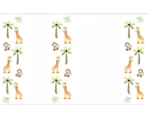 Flächenvorhang-Set Girabo 6er multicolor 60x245 cm