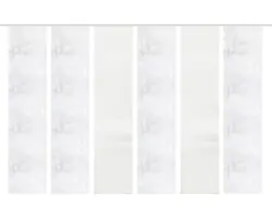 Flächenvorhang-Set Querstreifen Baum 6er grau 57x245 cm