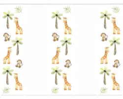 Flächenvorhang-Set Girabo 5er multicolor 60x245 cm