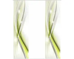 Flächenvorhang-Set Gliwe 3er apfelgrün 60x245 cm