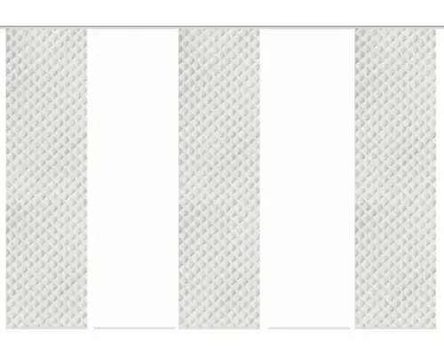 Flächenvorhang-Set Marpent 5er grau 60x245 cm